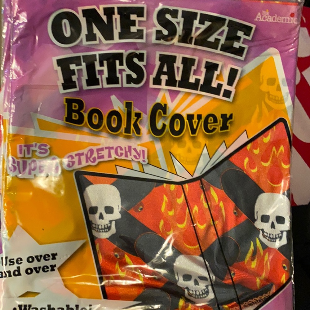 NWT It’s Academic One Size Fits All! Book Cover sf